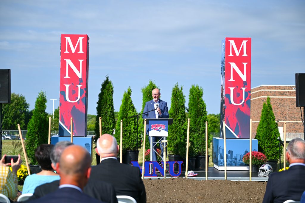 groundbreaking ceremony at MNU