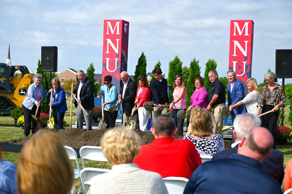 groundbreaking ceremony at MNU