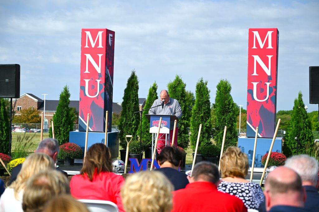 groundbreaking ceremony at MNU