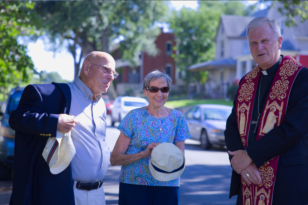 groundbreaking at Holy Cross School