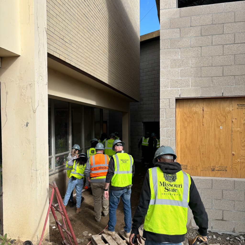 MSU students tour project site