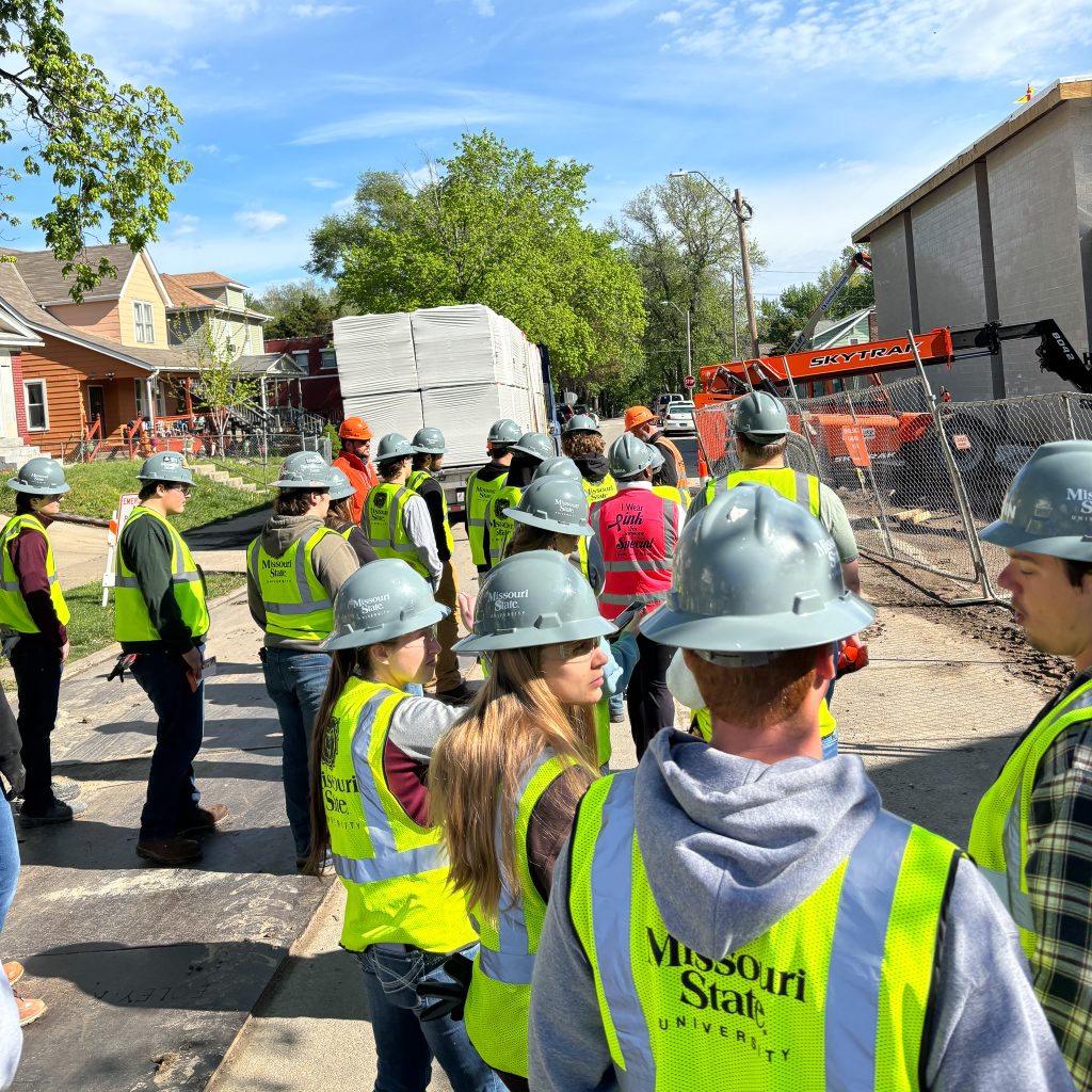 MSU students tour project site