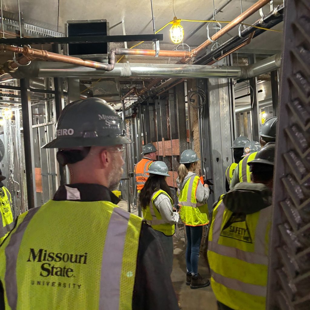 MSU students tour project site